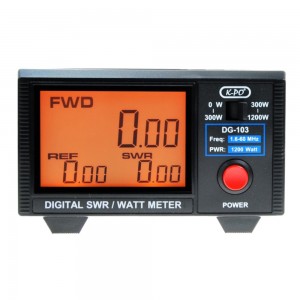 K-PO DG-103 SWR/Wattmeter digital bis 1,2 KW (1-60 MHz)