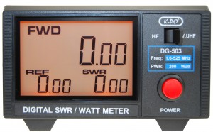 K-PO DG-503 SWR/Wattmeter digital mit LC-Display