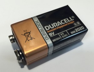 Duracell 9Volt 680mAh-Blockbatterie