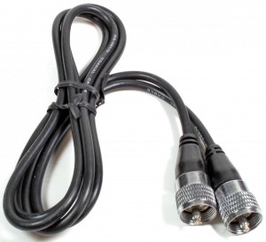 PL/PL-Kabel 100cm schwarz mit 2x PL-Stecker