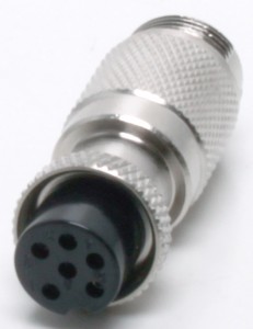 Mikrofonadapter 6pol-Stecker/4pol-Buchse (US-Standard)