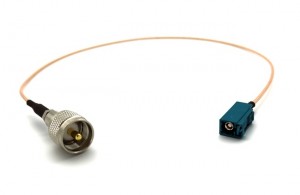 Antennenadapter PL-Stecker / Fakra-Buchse
