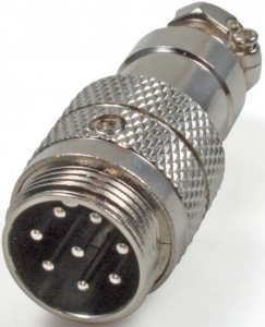 8polige Mikrofon-Kabelkupplung