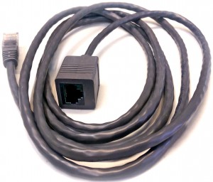 Netzwerk-Verlängerungskabel CAT5 Stecker/Buchse 200cm