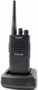 Maas PT-S-446 PMR446-Funkgerät mit Akku/Ladegerät