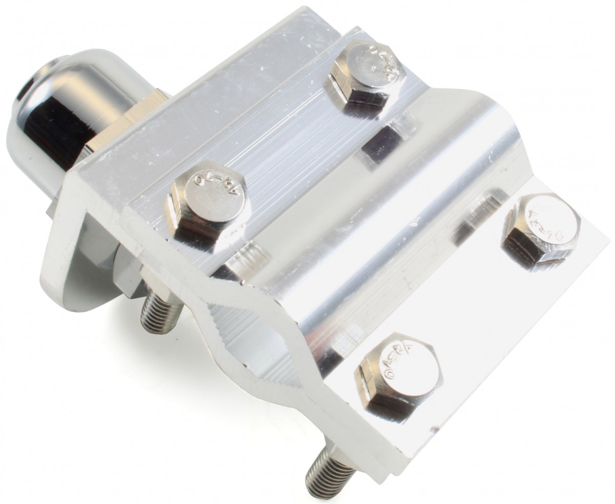 Spiegelhalterung Alu AM-304 für Funkantennen, Passend für 0,95 cm (3/8) -  oder DV-Antennen