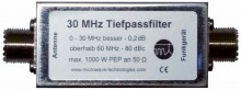 Tiefpaßfilter TP30 2023 30 MHz Made in Germany